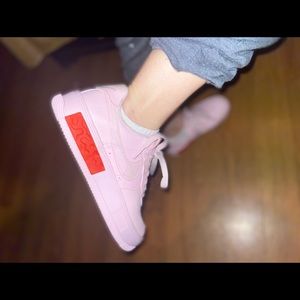 Pink Nike Air Force Ones Fontanka